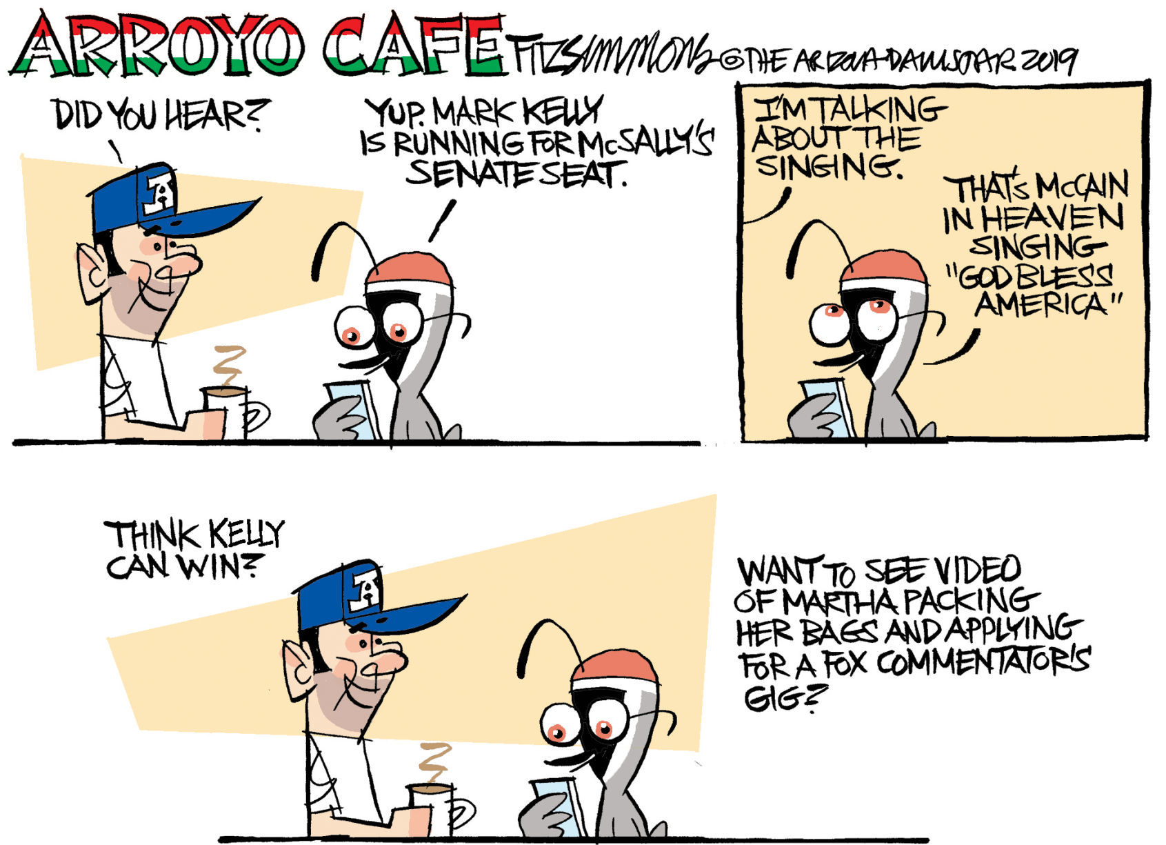 Daily Fitz Cartoon: Mark Kelly